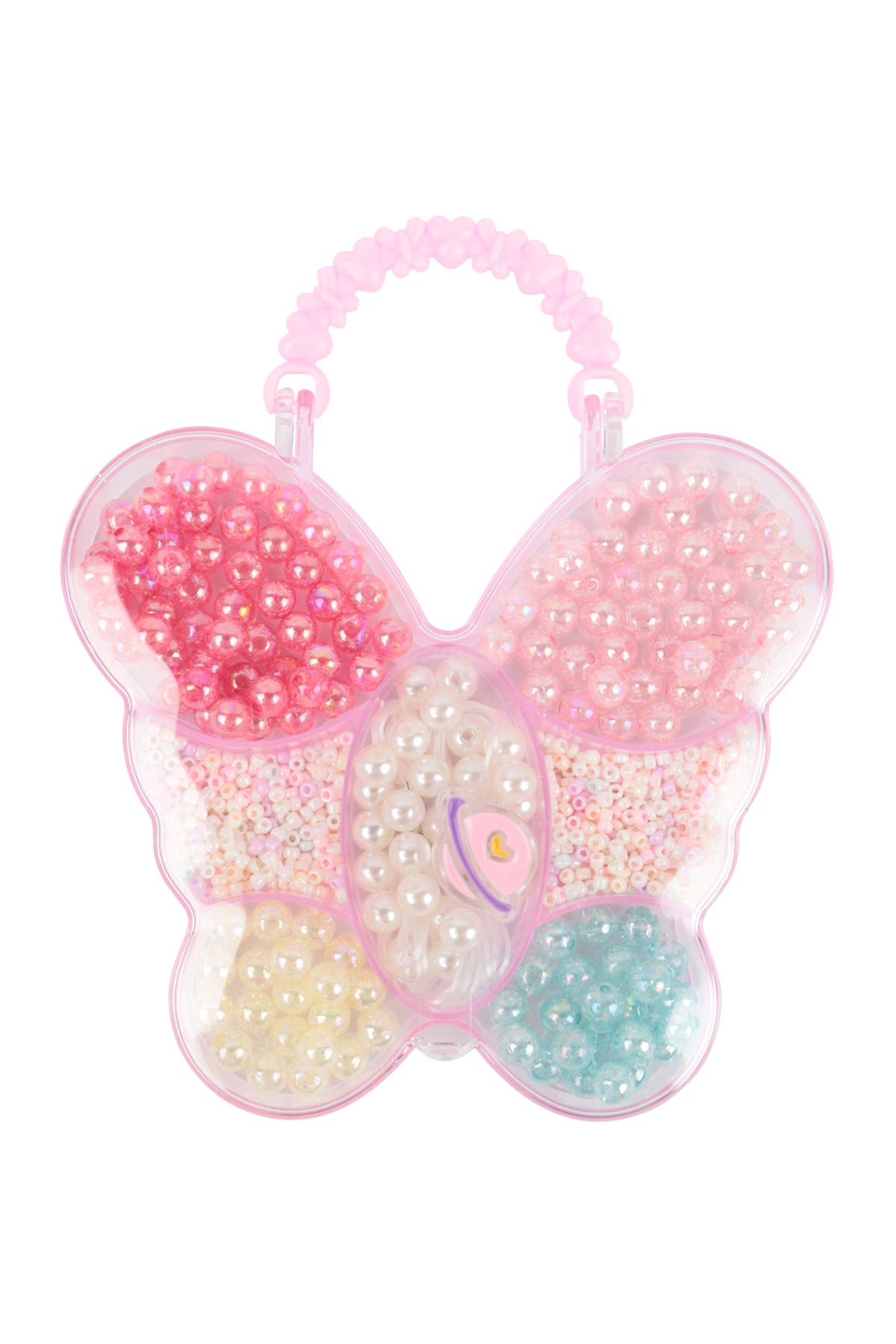 DIY Butterfly Necklace or Bracelet Pearl Beads Hancrafted Toy Jewelry