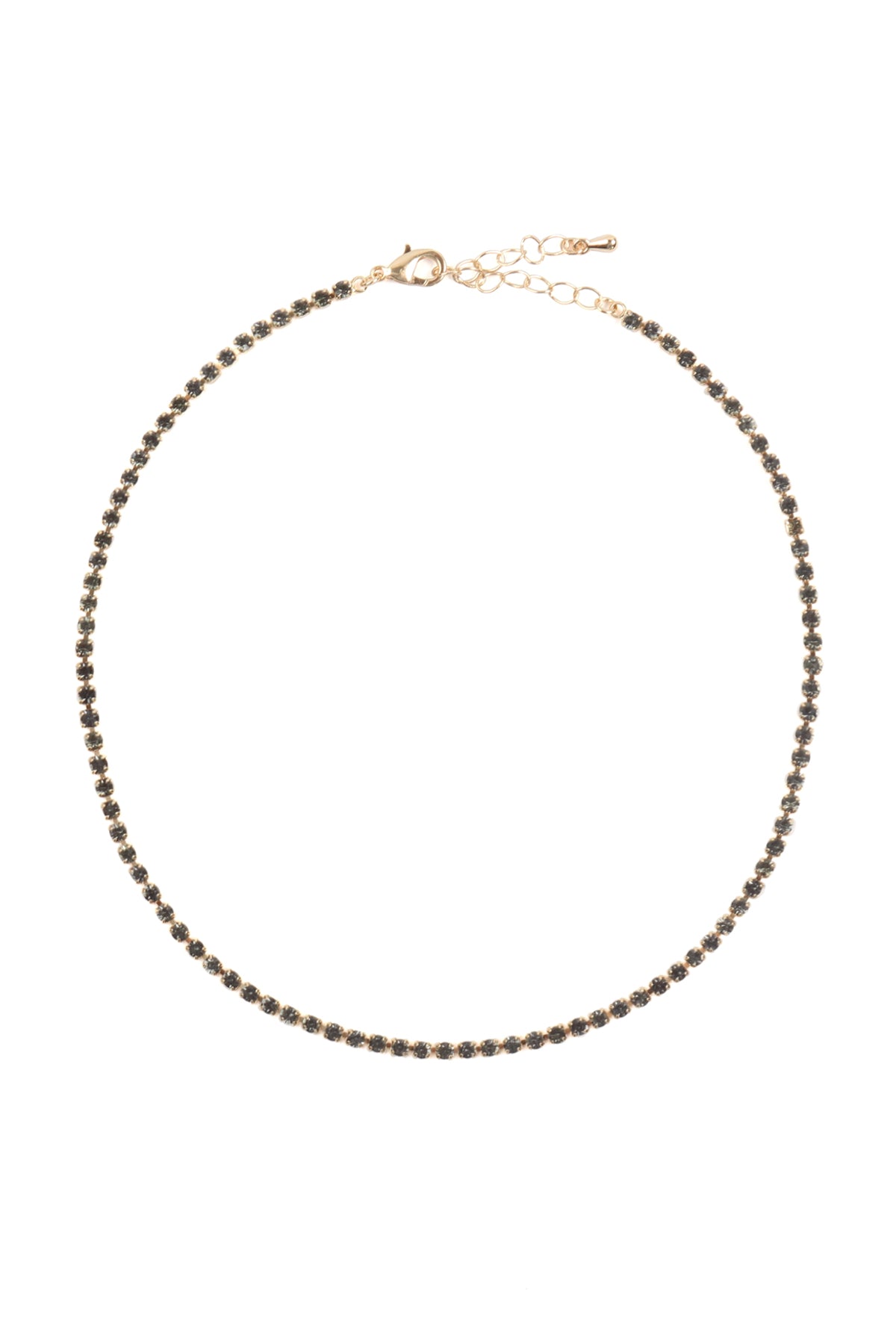 Stone Chain Choker Necklace