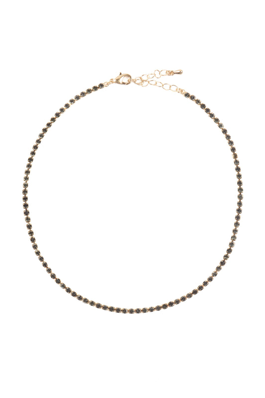 Stone Chain Choker Necklace