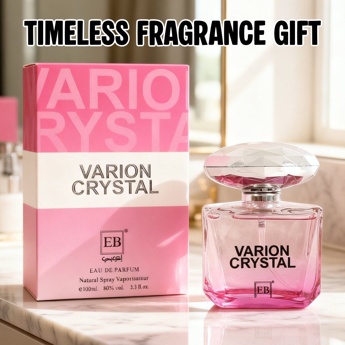 Varion Crystal Spray Perfume Eau De Parfum For Women - 100ML/3.3FL.OZ./3PCS