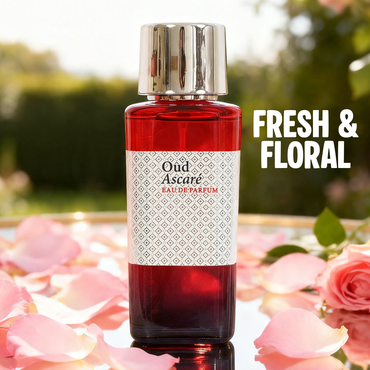 Oud Ascare Spray Perfume Eau De Parfum For Men And Women - 100ML/3.4FL.OZ./3PCS