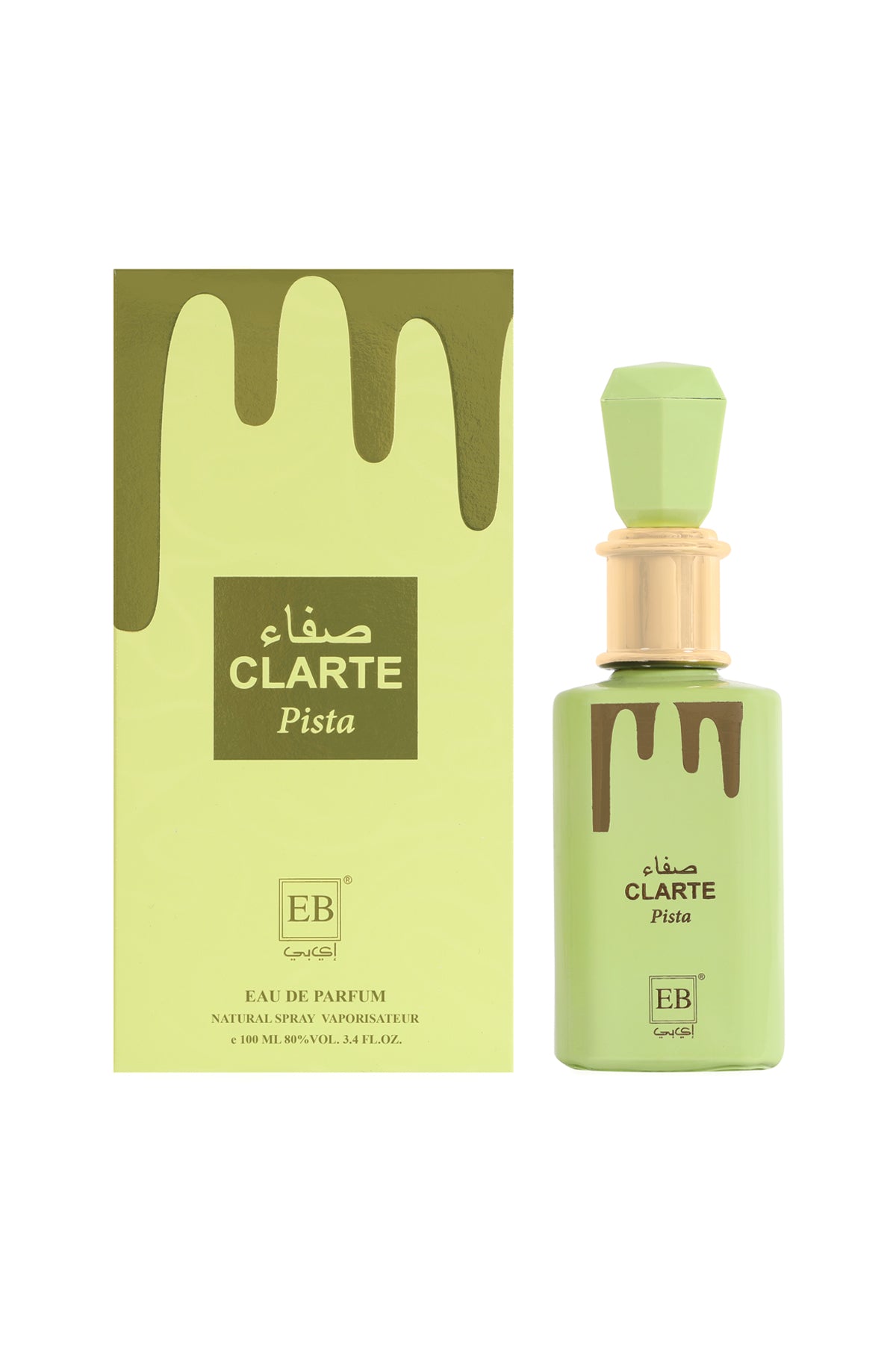 Clarte Pista  Spray Perfume Eau De Parfum For Men And Women - 100ML/3.4FL.OZ./3PCS
