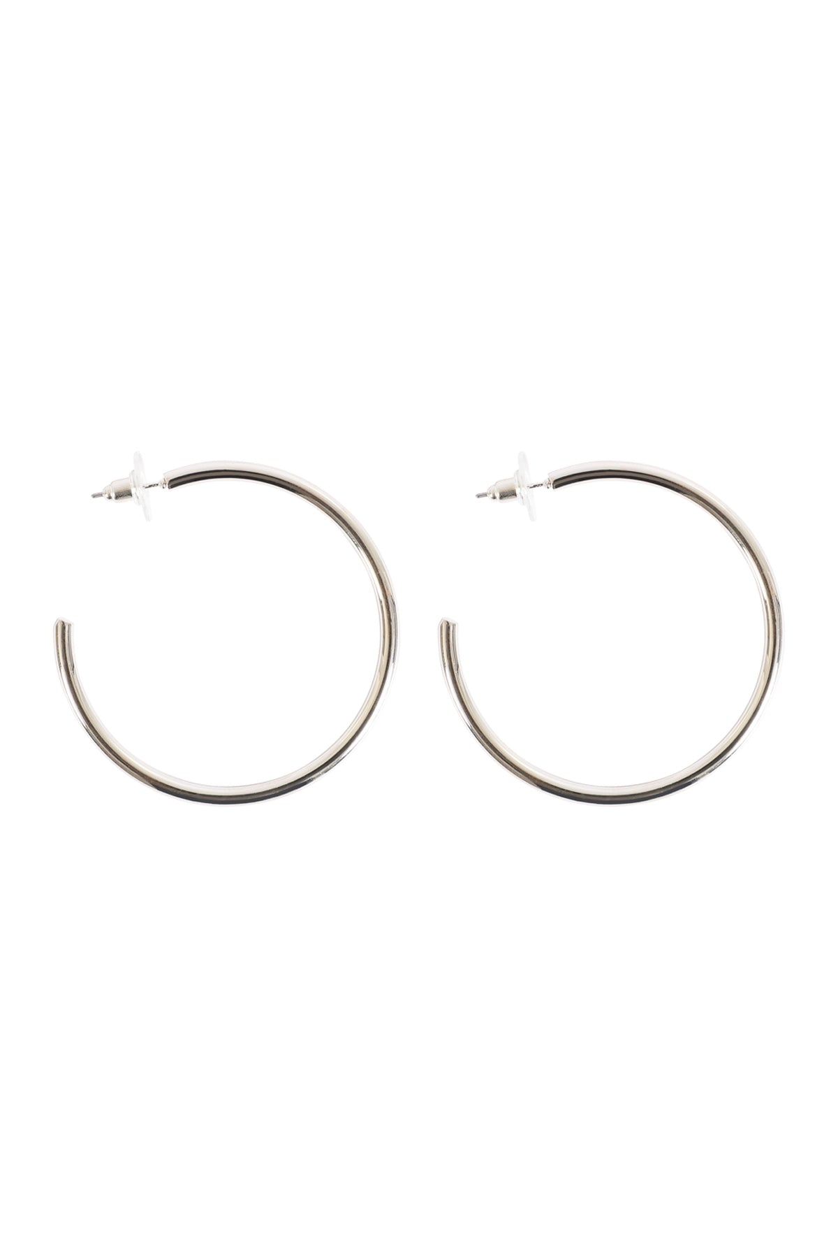 Elegant Hoop Post Earrings