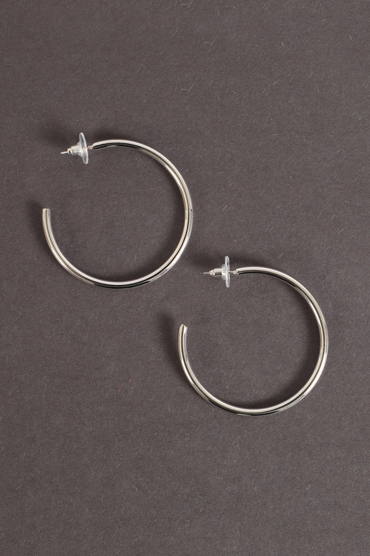 Elegant Hoop Post Earrings
