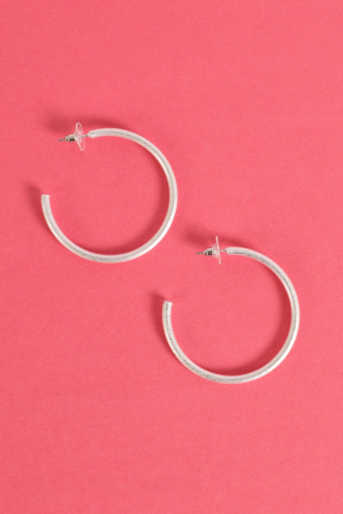 Elegant Hoop Post Earrings