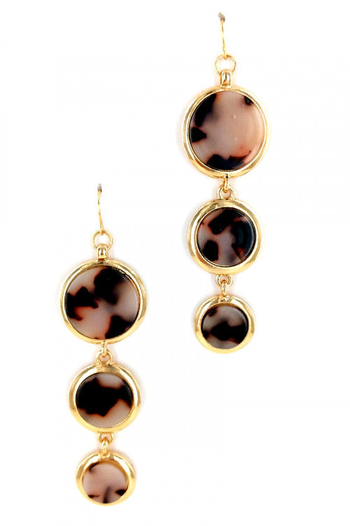 Resin Drop Earrings