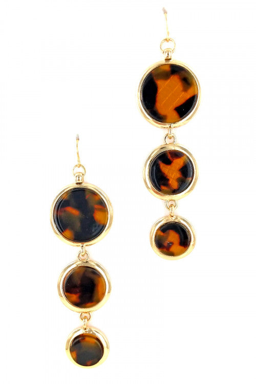 Resin Drop Earrings