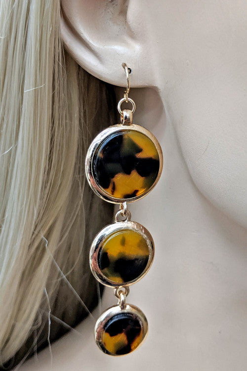Resin Drop Earrings