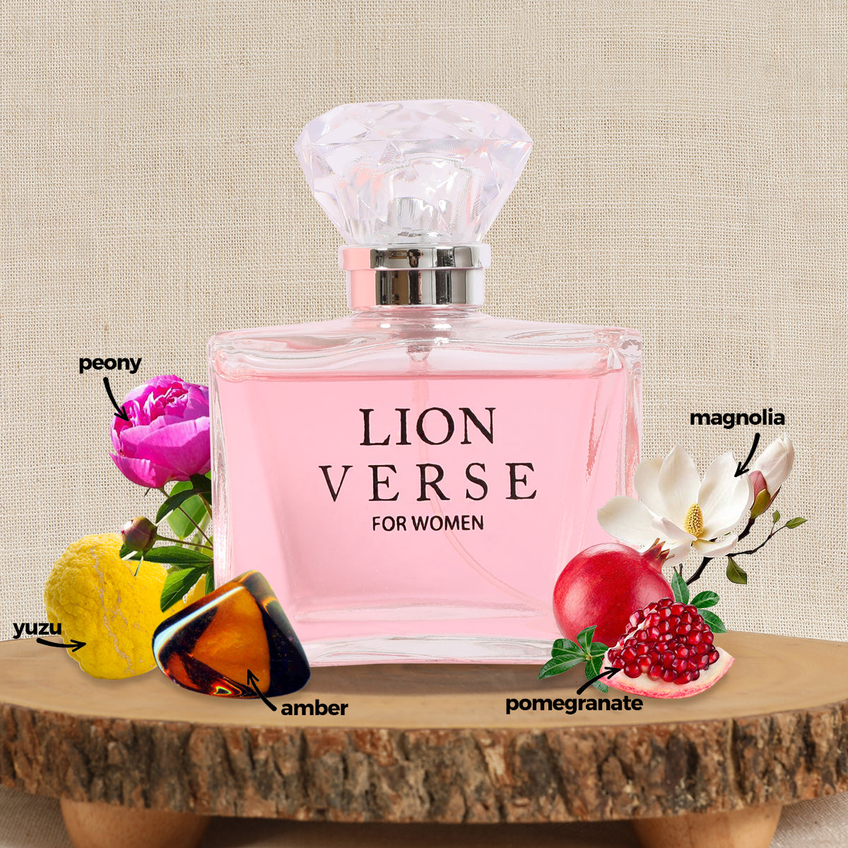 Lion Verse Spray Perfume Eau De Parfum For Women - 100ML/3.4 FL.OZ.