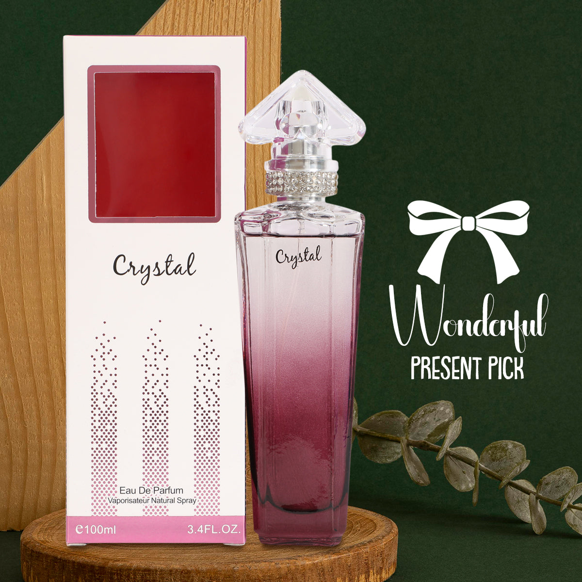 Crystal Spray Perfume Eau De Parfum For Women - 100ML/3.4 FL.OZ