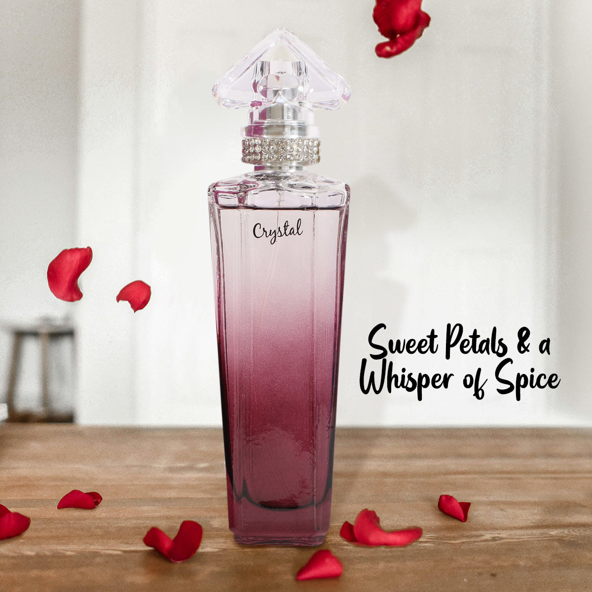 Crystal Spray Perfume Eau De Parfum For Women - 100ML/3.4 FL.OZ