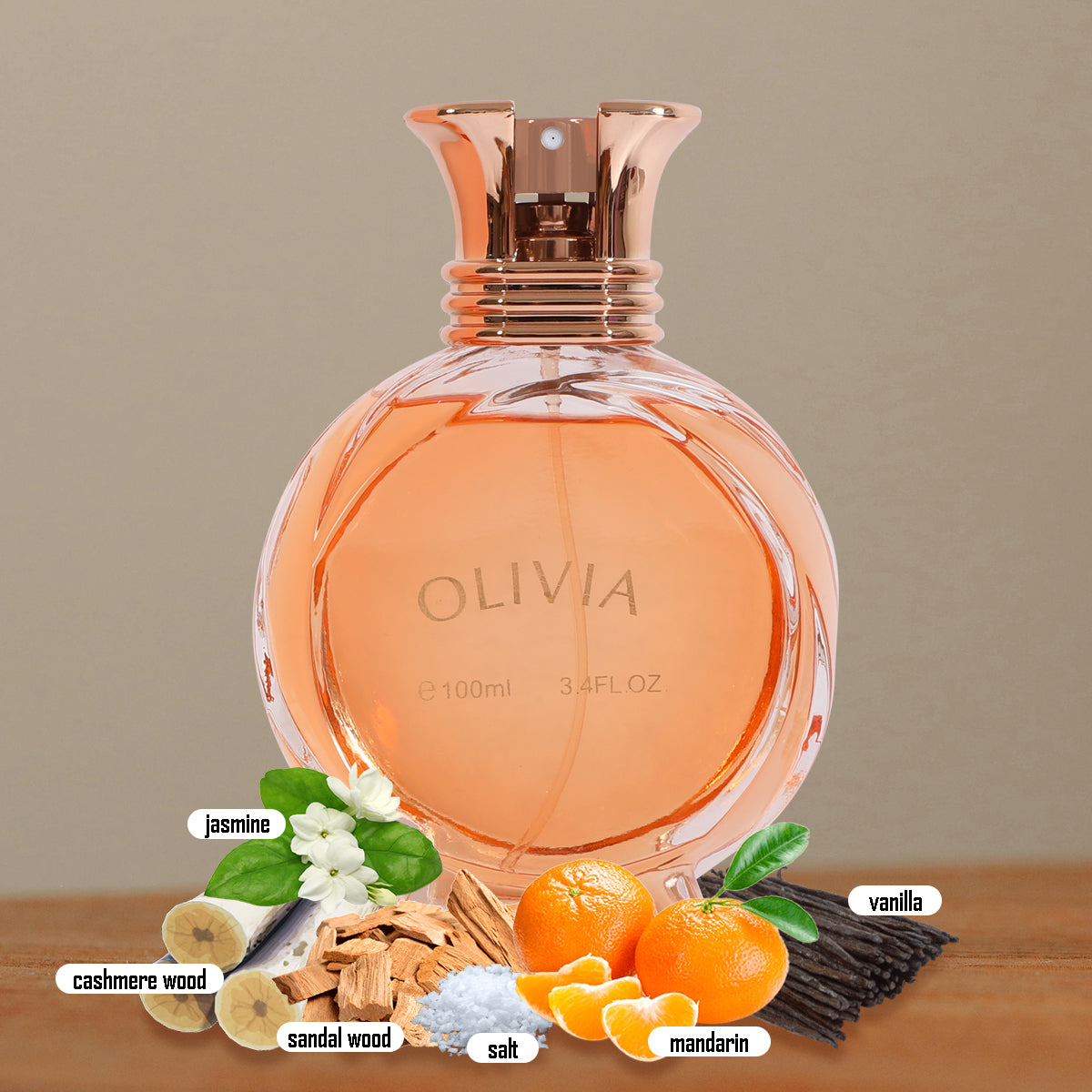Olivia Spray Perfume Eau De Parfum For Women - 100ML/3.4 FL.OZ.