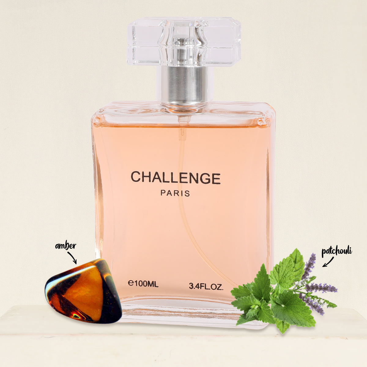 Challenge Paris Spray Perfume Eau De Parfum For Women - 100ML/3.4 FL.OZ.