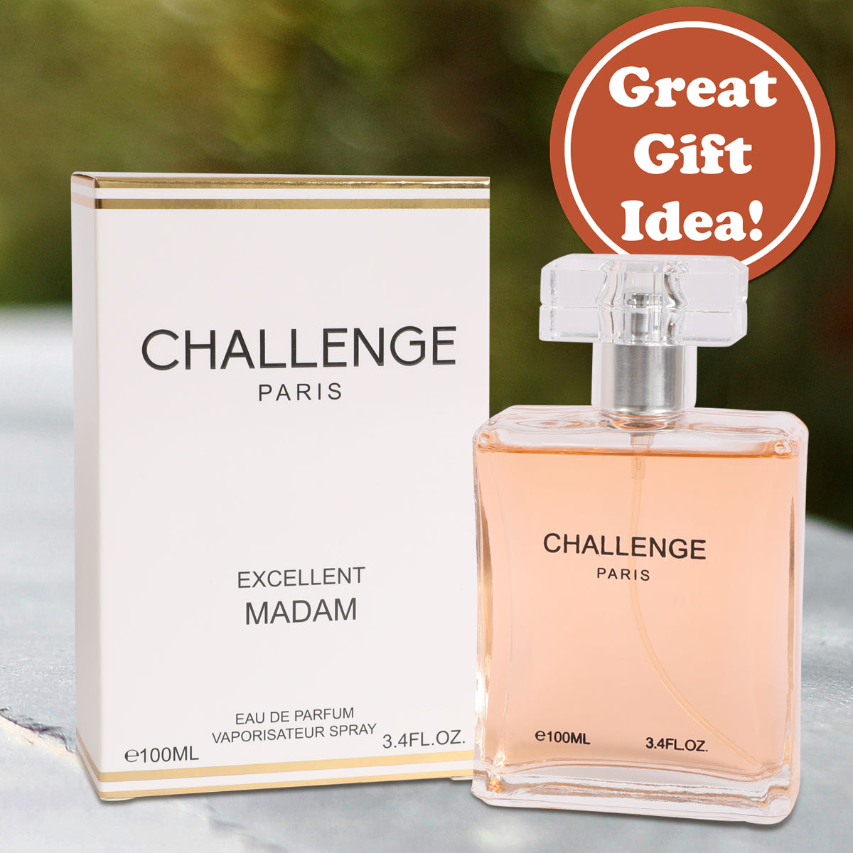 Challenge Paris Spray Perfume Eau De Parfum For Women - 100ML/3.4 FL.OZ.