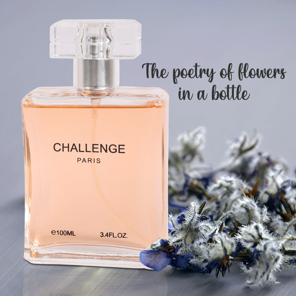 Challenge Paris Spray Perfume Eau De Parfum For Women - 100ML/3.4 FL.OZ.