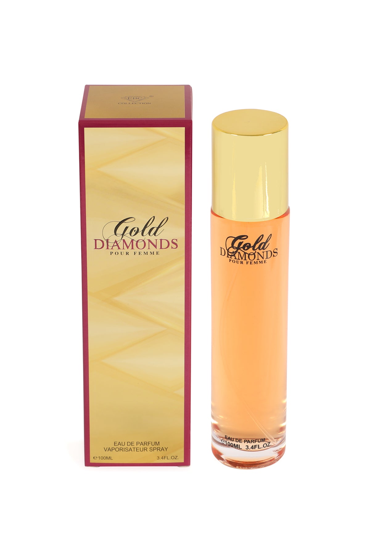 Gold Diamond Spray Perfume Eau De Parfum For Women - 100ML/3.4 FL.OZ.
