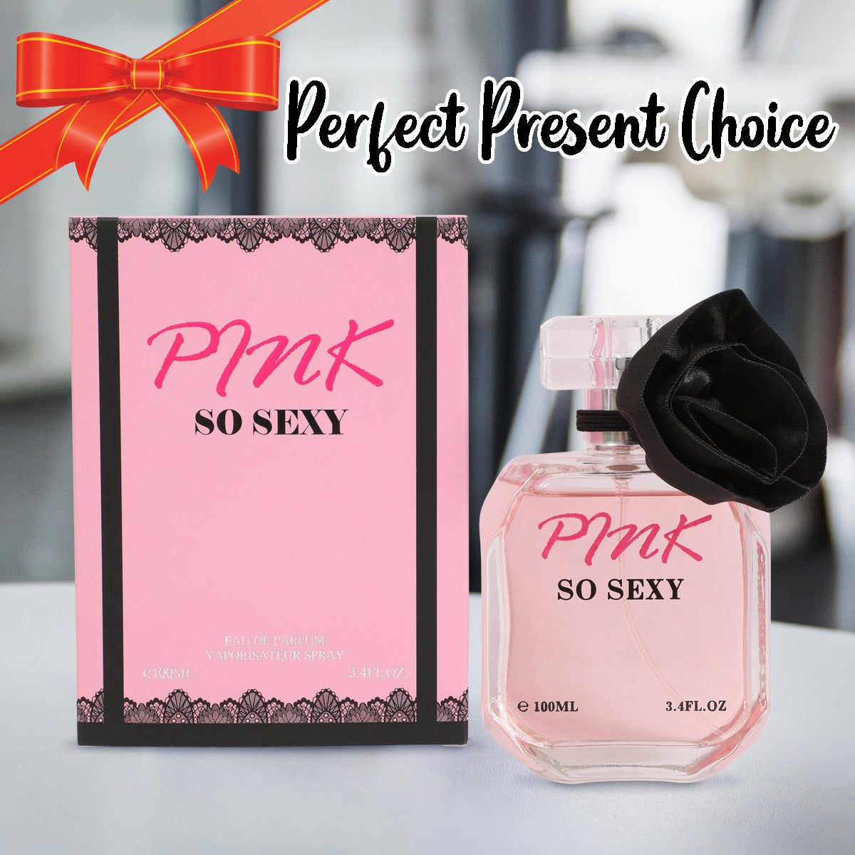 Pink So Sexy Spray Perfume Eau De Parfum For Women - 100ML/3.4 FL.OZ.