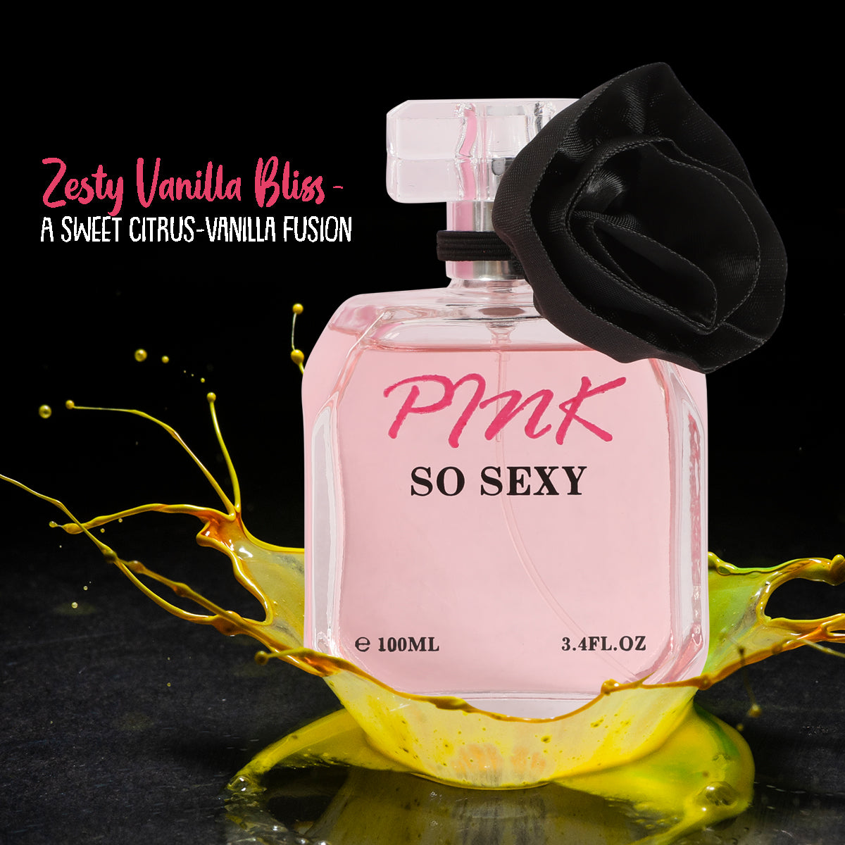 Pink So Sexy Spray Perfume Eau De Parfum For Women - 100ML/3.4 FL.OZ.
