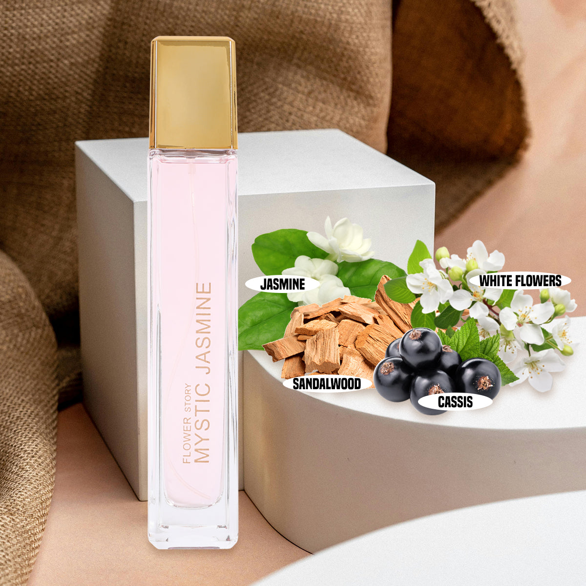 Mystic Jasmine Spray Perfume Eau De Parfum For Women - 100ML/3.4 FL.OZ.