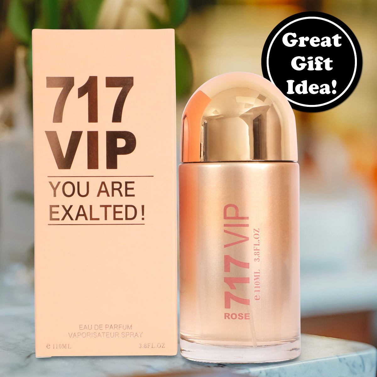 717 Vip Rose Spray Perfume Eau De Parfum For Women - 110ML/3.8 FL.OZ/3PCS