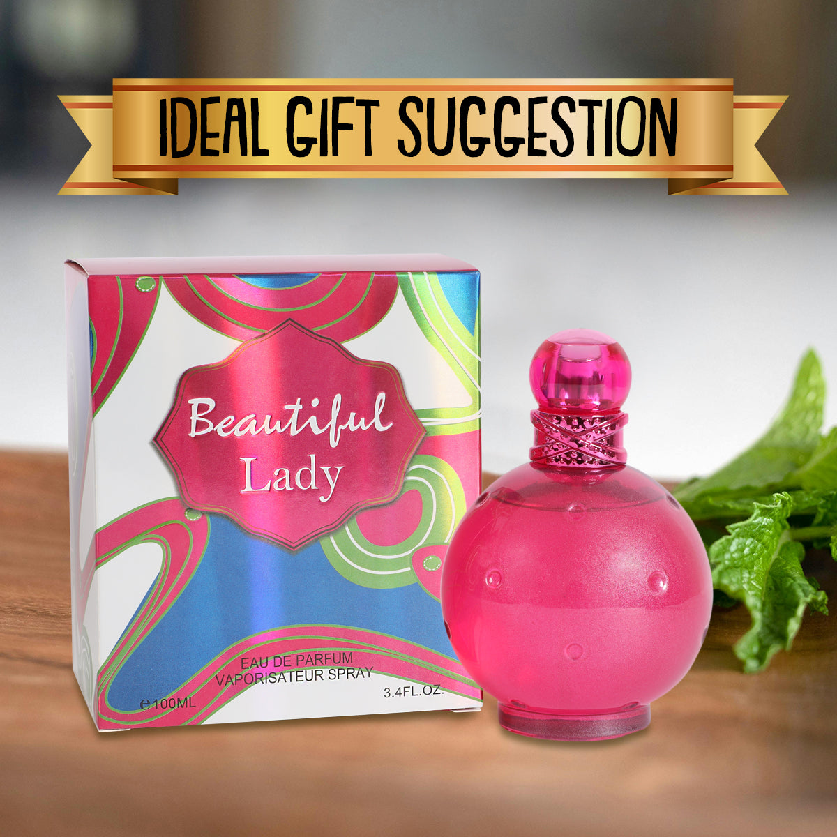 Beautiful Lady Spray Perfume Eau De Parfum For Women - 100ML/3.4 FL.OZ.
