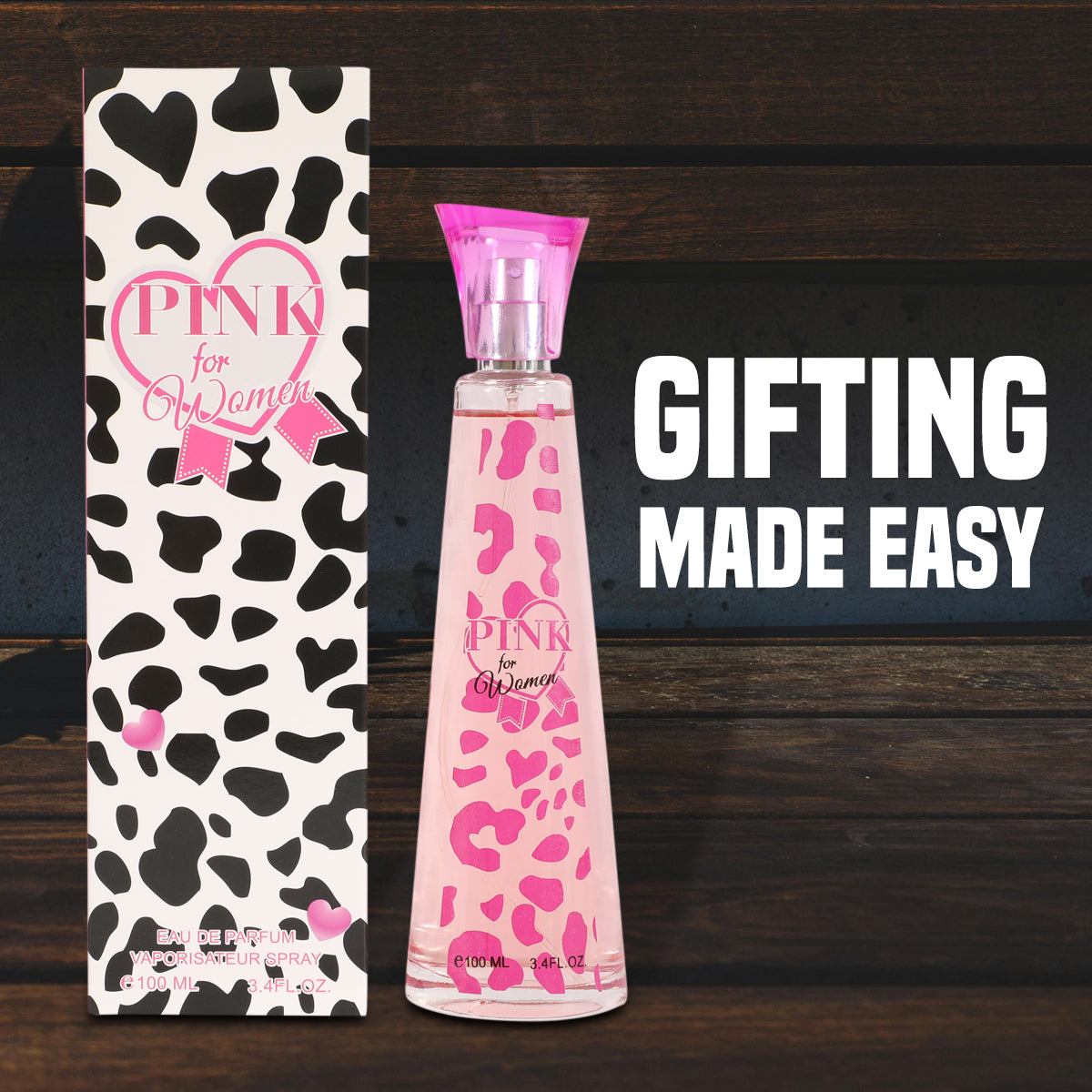 Pink Spray Perfume Eau De Parfum For Women - 100ML/3.4 FL.OZ.