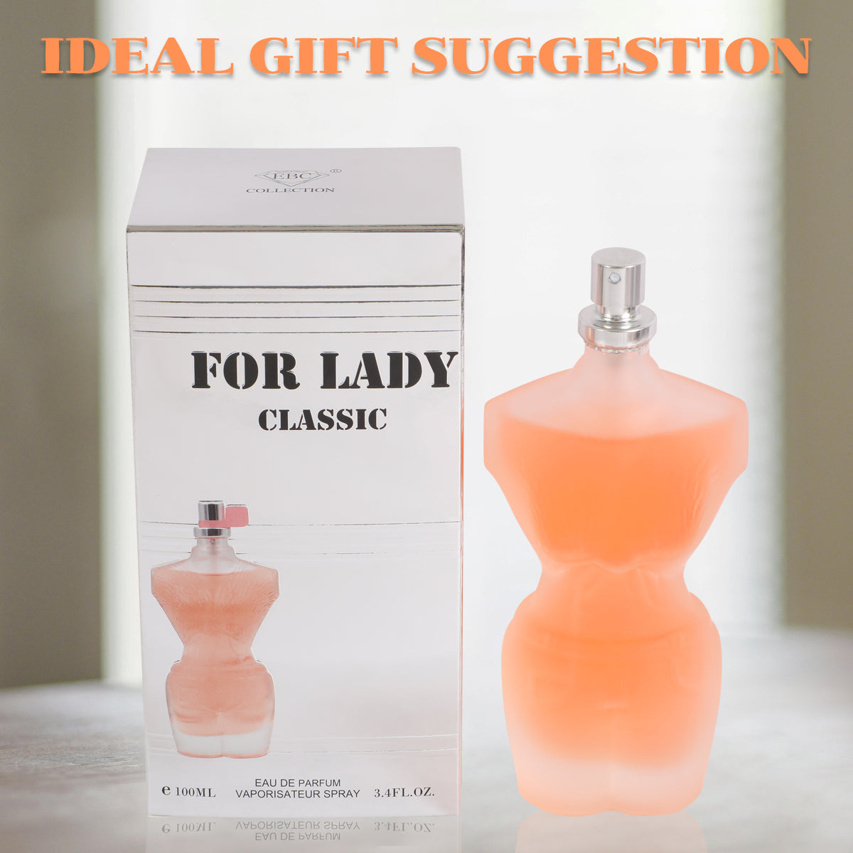 For Lady Classic Spray Perfume Eau De Parfum For Women - 100ML/3.4 FL.OZ.