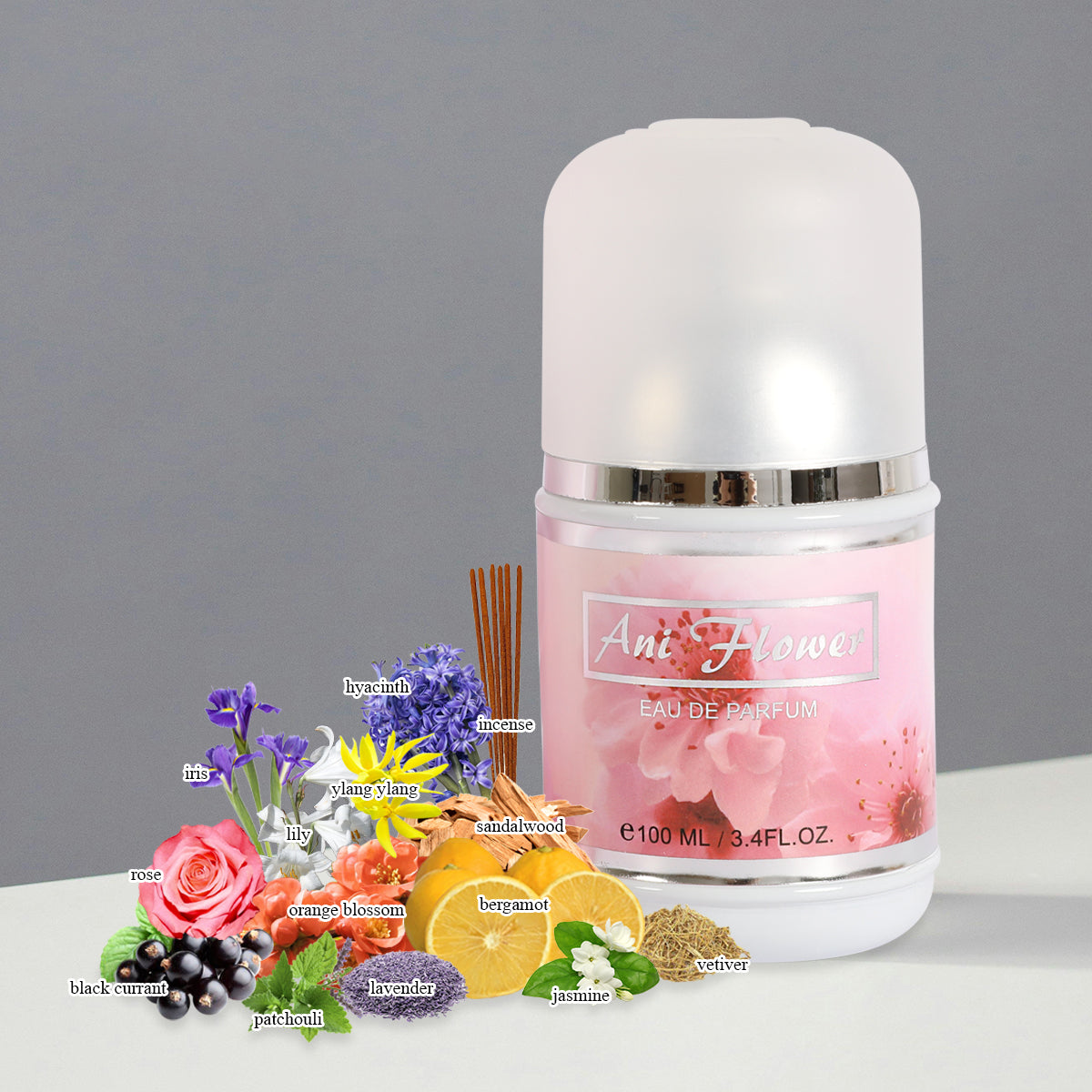 Ani Flower Spray Perfume Eau De Parfum For Women - 100ML/3.4 FL.OZ.