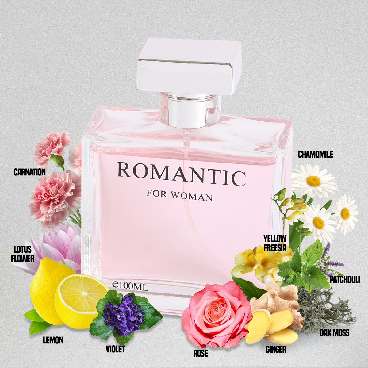 Romantic Spray Perfume Eau De Parfum For Woman - 100ML/3.4FL.OZ.