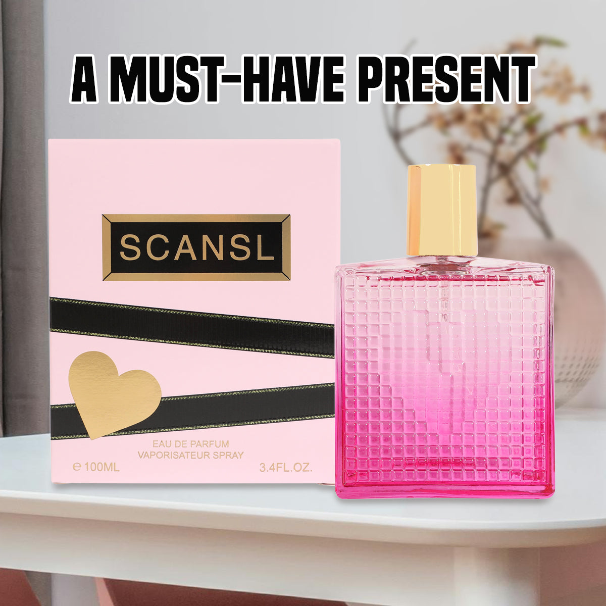 Scansl Spray Perfume Eau De Parfum For Women - 100ML/3.4 FL.OZ.