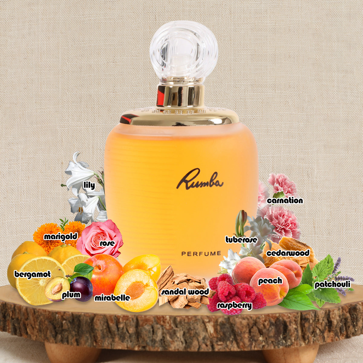 Rumba Spray Perfume Eau De Parfum For Women - 100ML/3.4 FL.OZ.