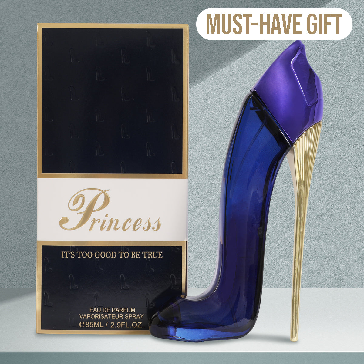 Princess High Heels Blue Spray Perfume Eau De Parfum For Women - 85ML/2.9 FL.OZ.