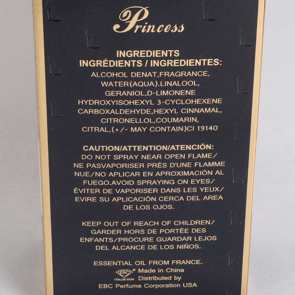 Princess High Heels Blue Spray Perfume Eau De Parfum For Women - 85ML/2.9 FL.OZ.