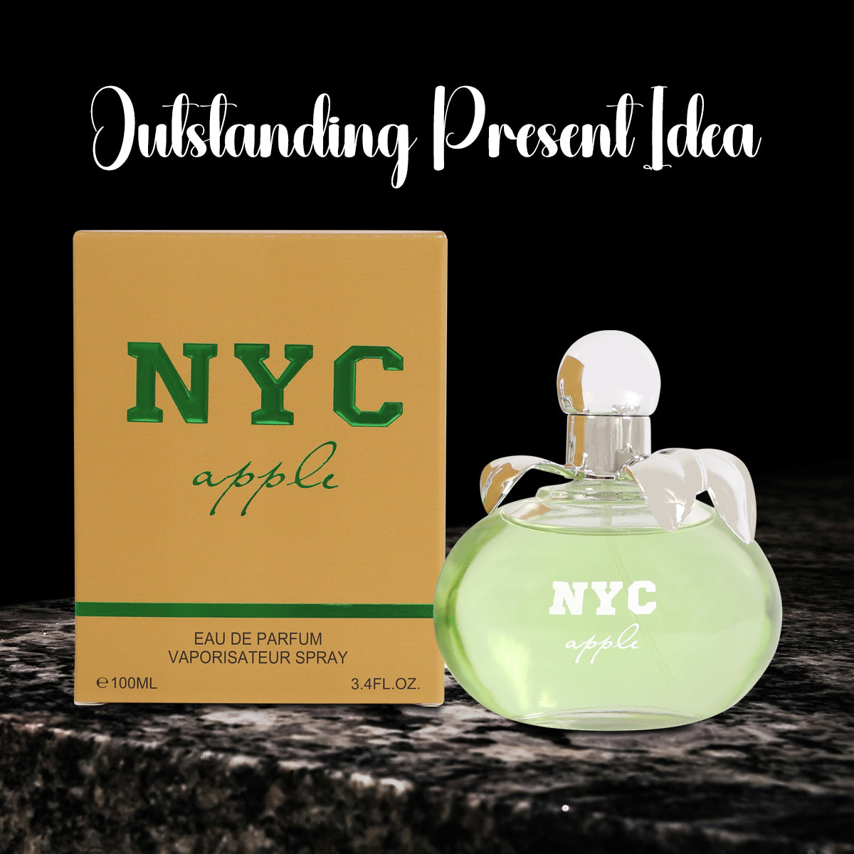 NYC Apple Spray Perfume Eau De Parfum For Women - 100ML/3.4 FL.OZ.