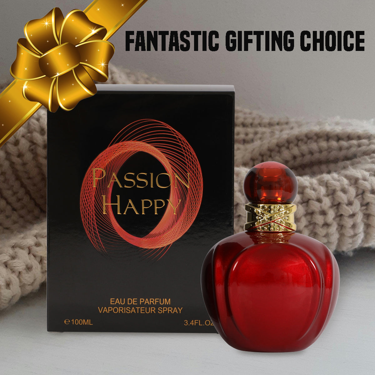 Passion Happy Spray Perfume Eau De Parfum For Women - 100ML/3.4 FL.OZ.
