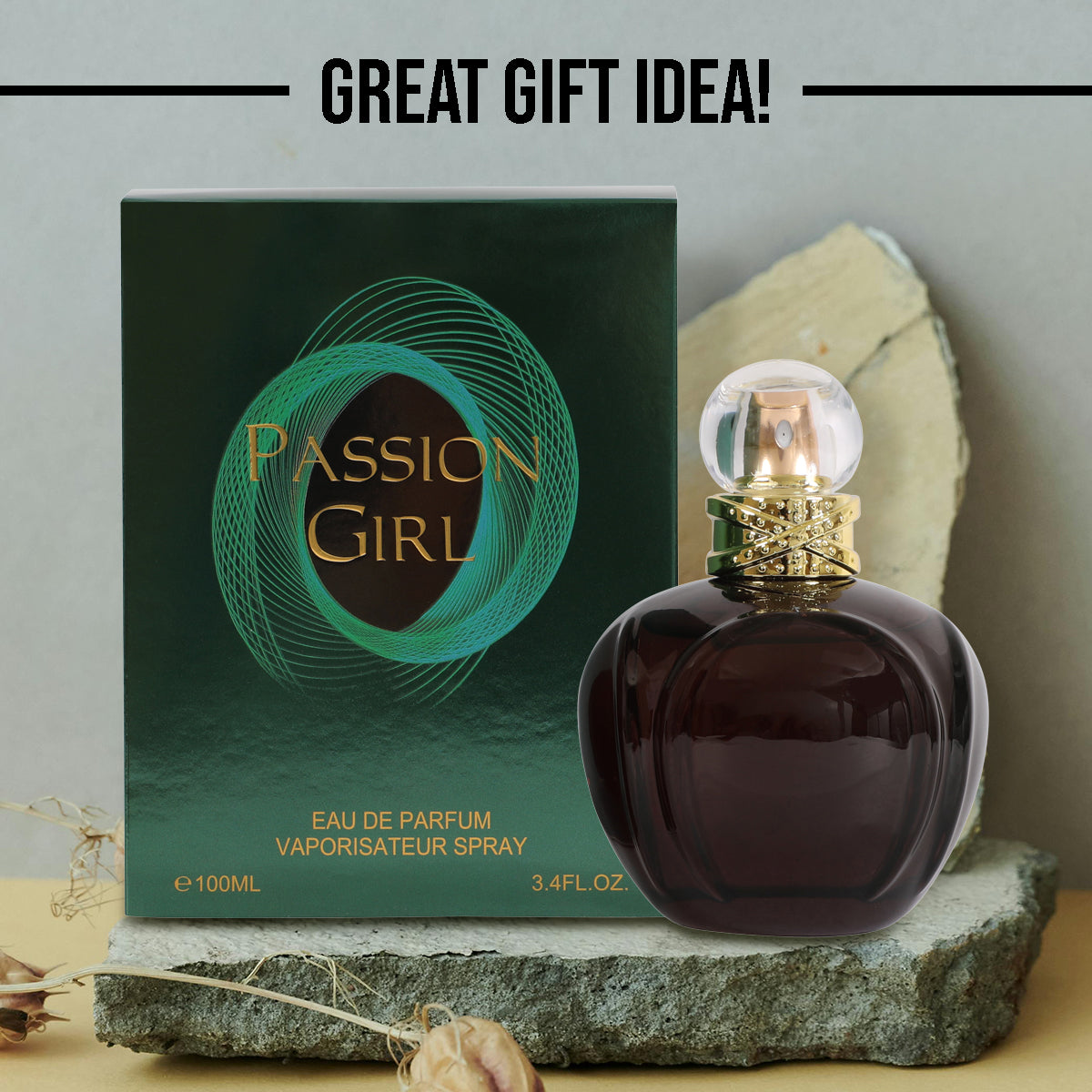Passion Girl Spray Perfume Eau De Parfum For Women - 100ML/3.4 FL.OZ.