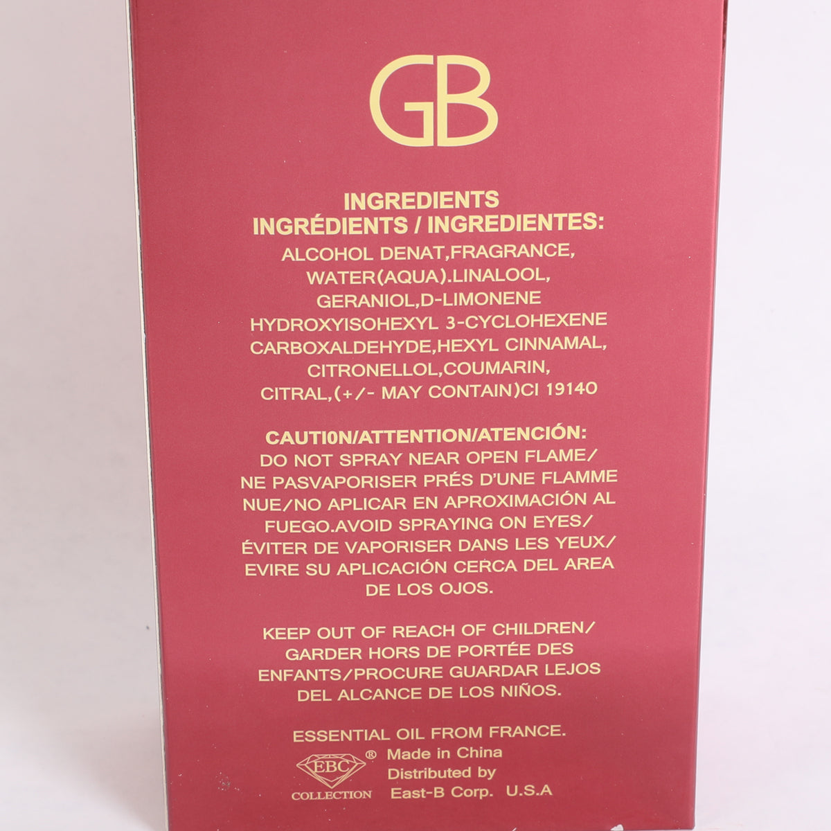 GB Absolute Spray Perfume Eau De Parfum For Women - 100ML/3.4 FL.OZ.