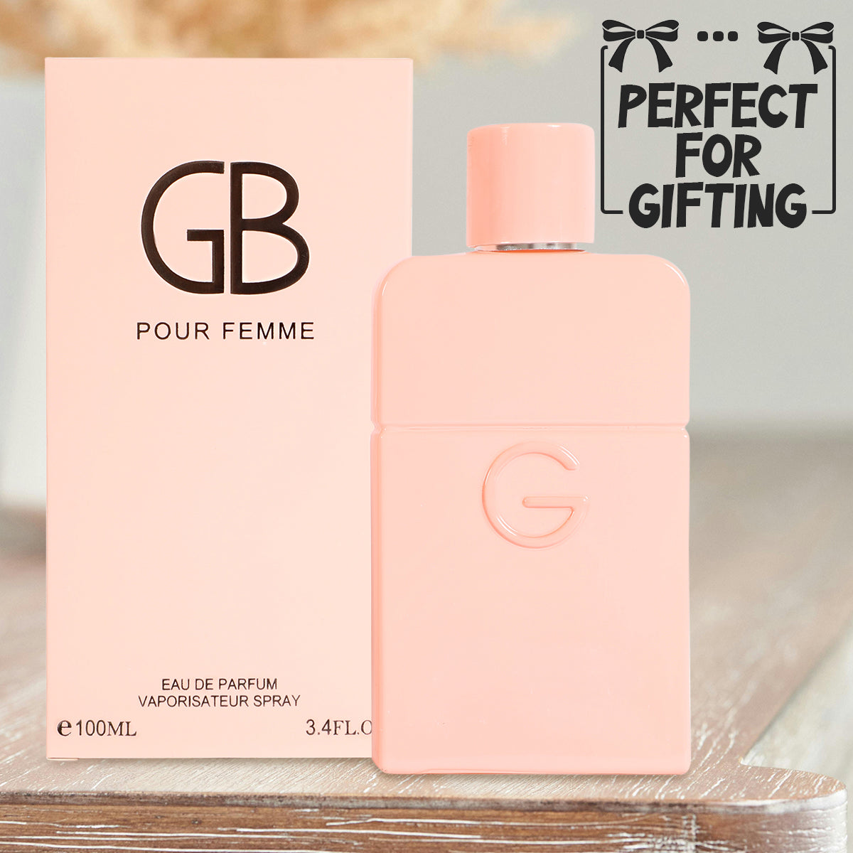 GB Pour Femme Pink Spray Perfume Eau De Parfum For Women - 100ML/3.4 FL.OZ.