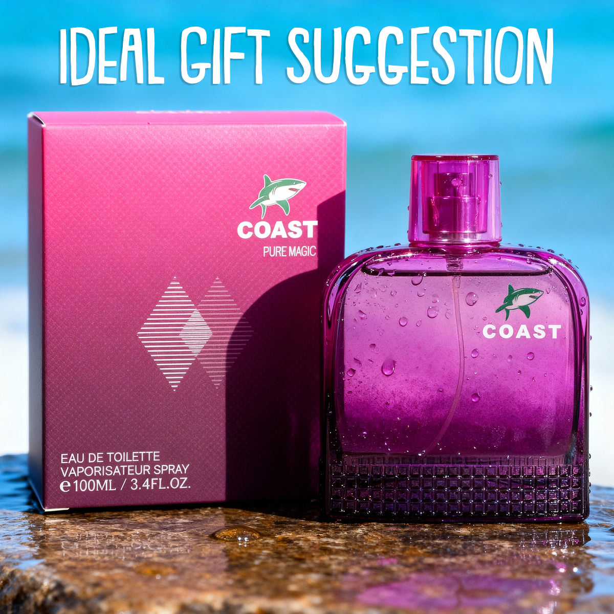Coast Pure Magic Spray Perfume Eau De Toilette For Men - 100ML/3.4 FL.OZ.