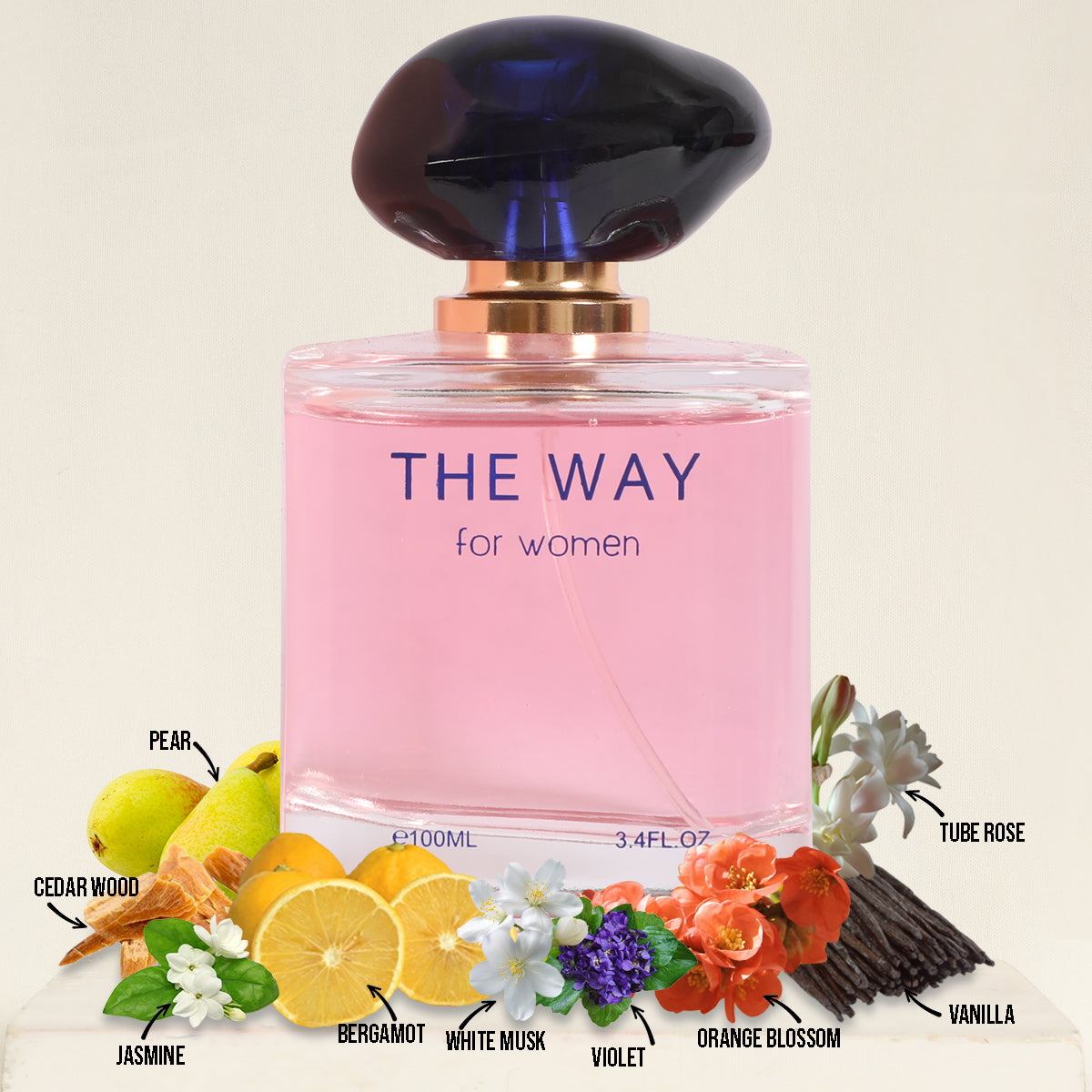 The Way For Women Spray Perfume Eau De Parfum For Men - 100ML/3.4 FL.OZ.