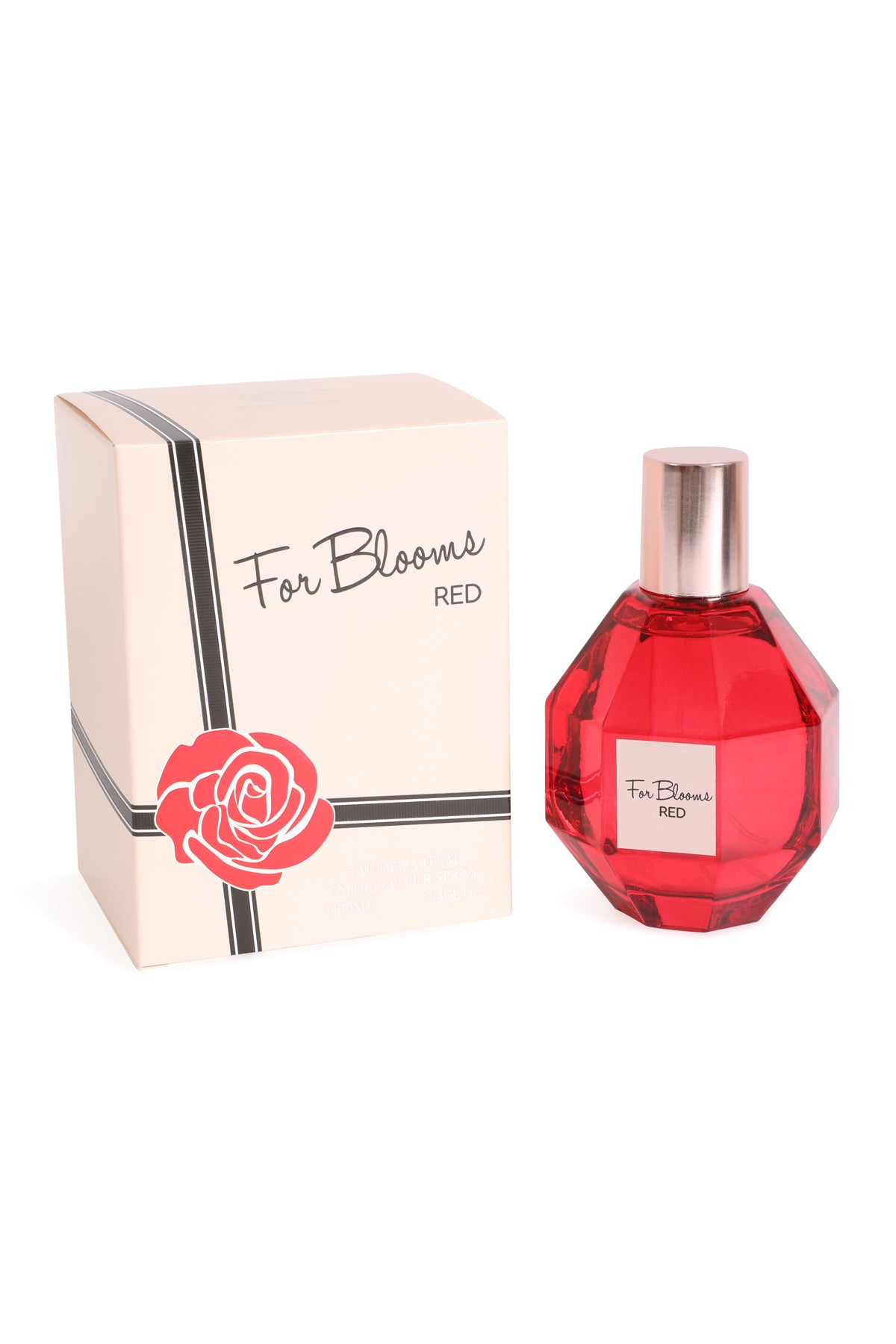 For Blooms Red Spray Perfume Eau De Parfum For Women - 100ML/3.4 FL.OZ.