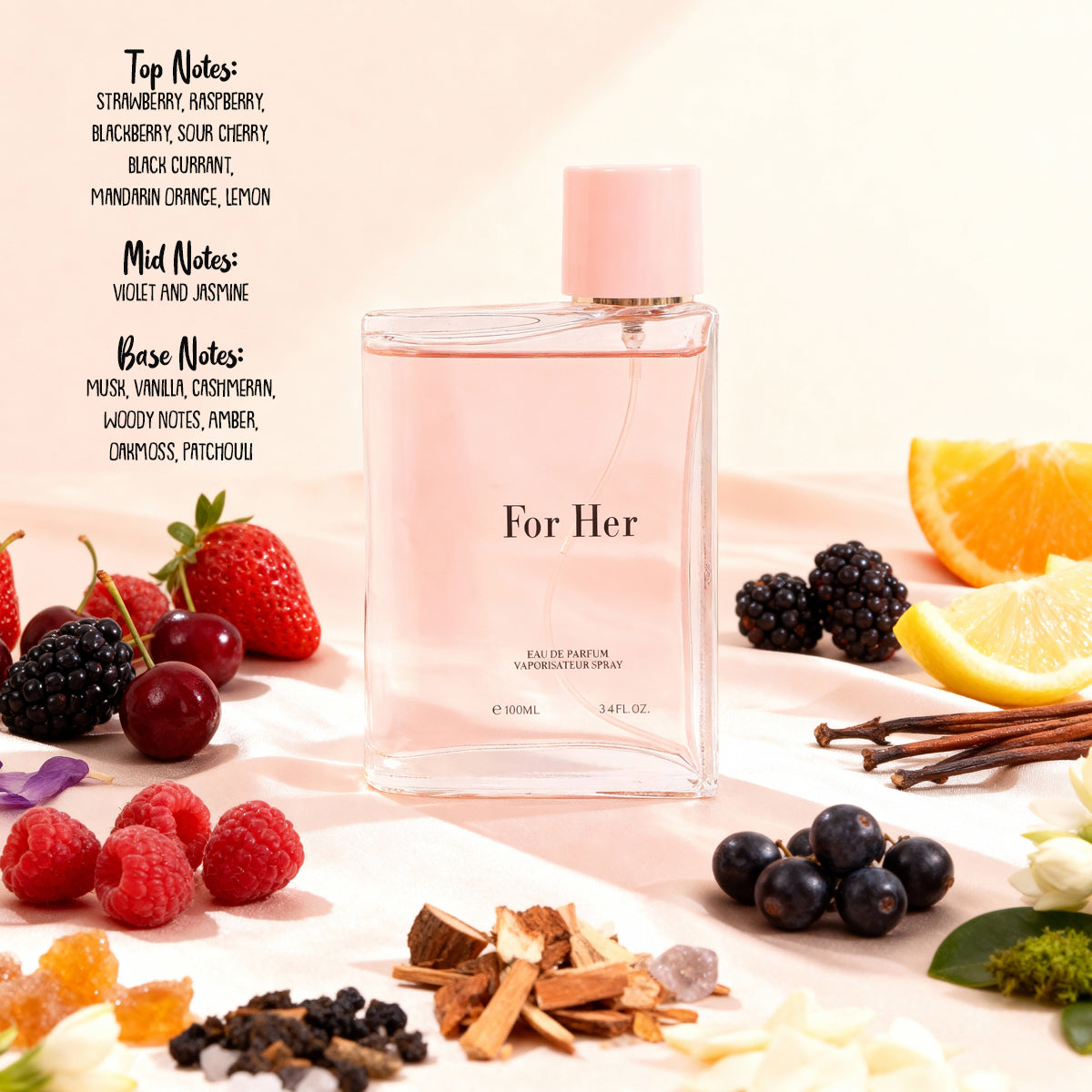 For Her Spray Perfume Eau De Parfum For Women - 100ML/3.4FL.OZ.