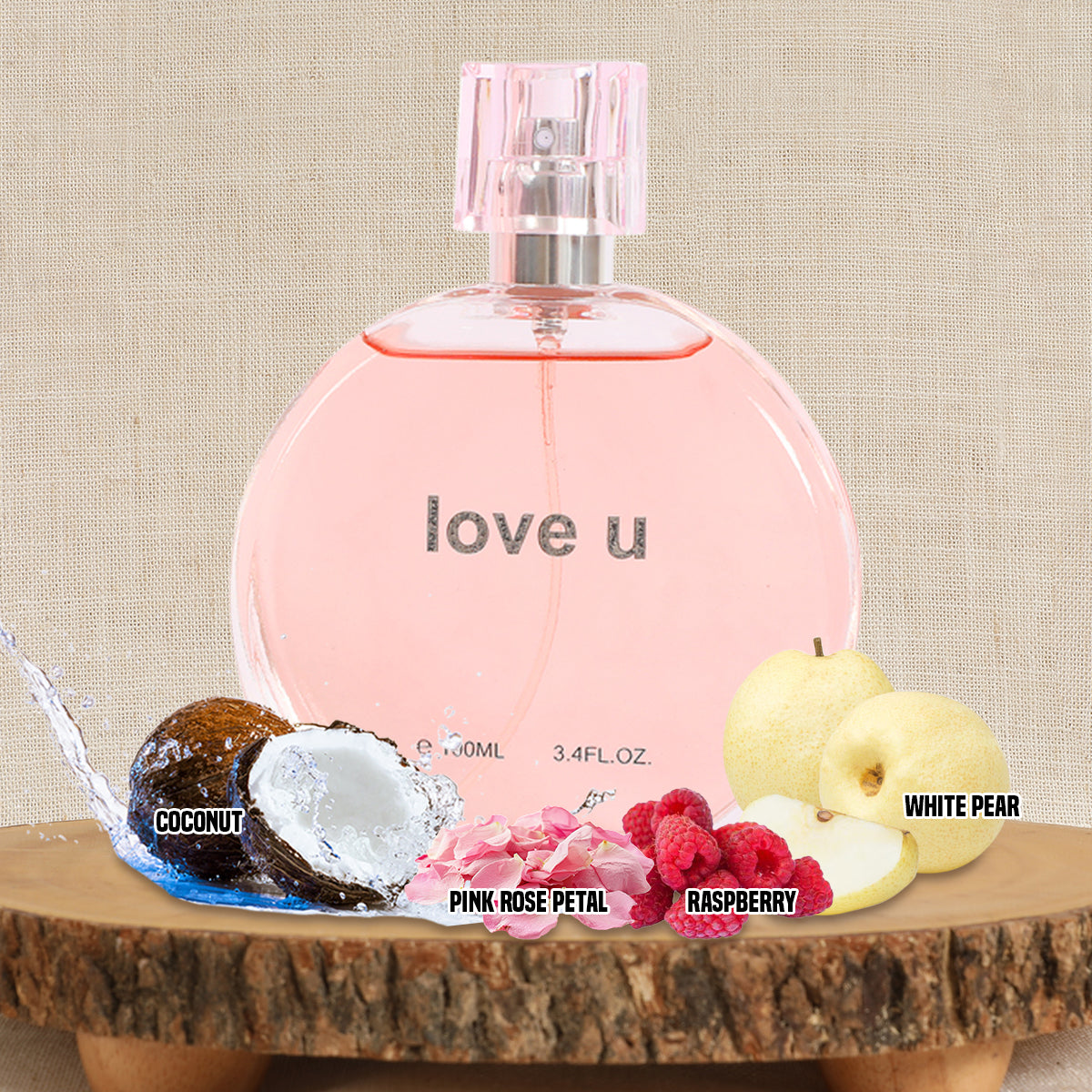 Love U Spray Perfume Eau De Parfum For Women - 100ML/3.4 FL.OZ.