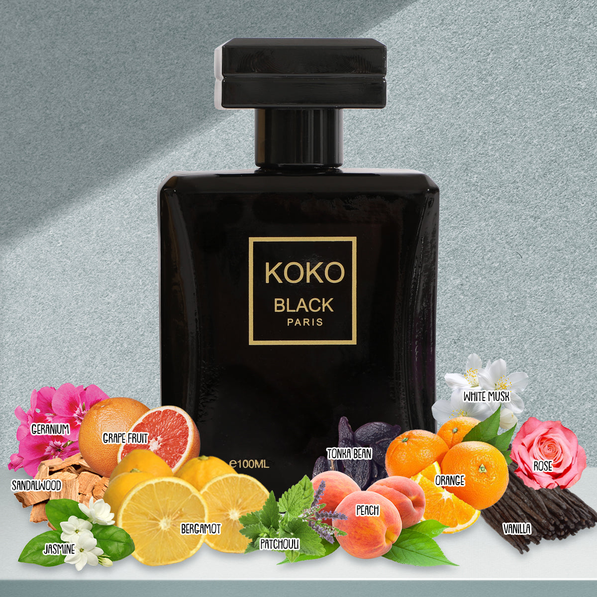 Koko Black Spray Perfume Eau De Parfum For Women - 100ML/3.4 FL.OZ.
