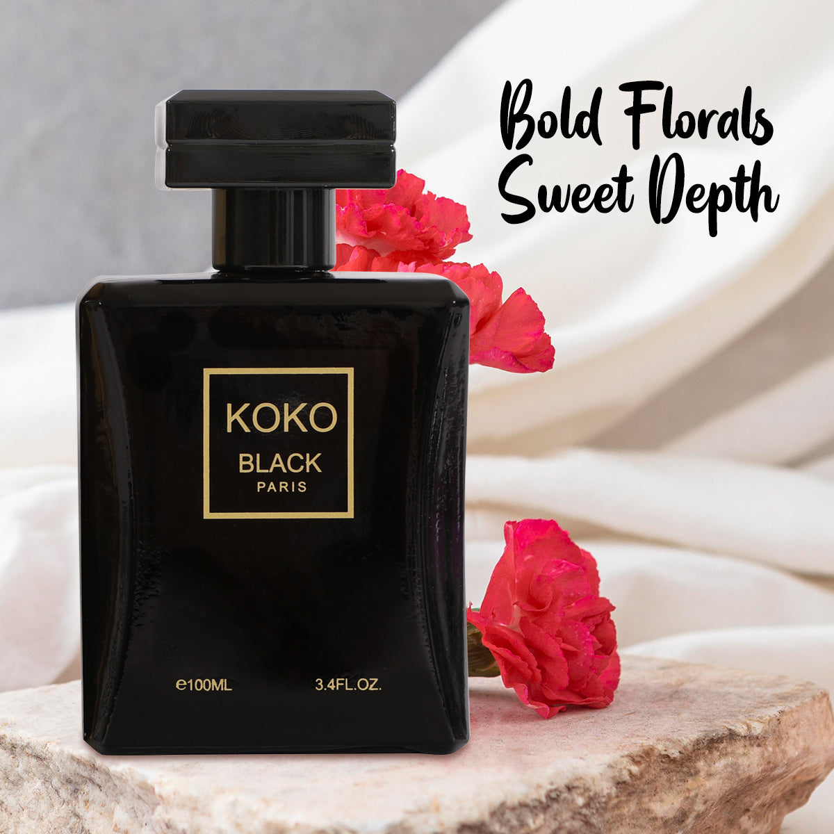 Koko Black Spray Perfume Eau De Parfum For Women - 100ML/3.4 FL.OZ.