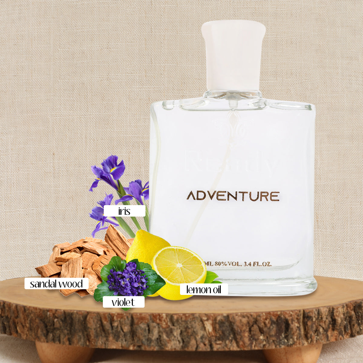 Ready Adventure Spray Cologne Eau De Parfum For Men - 100ML/3.4 FL.OZ.