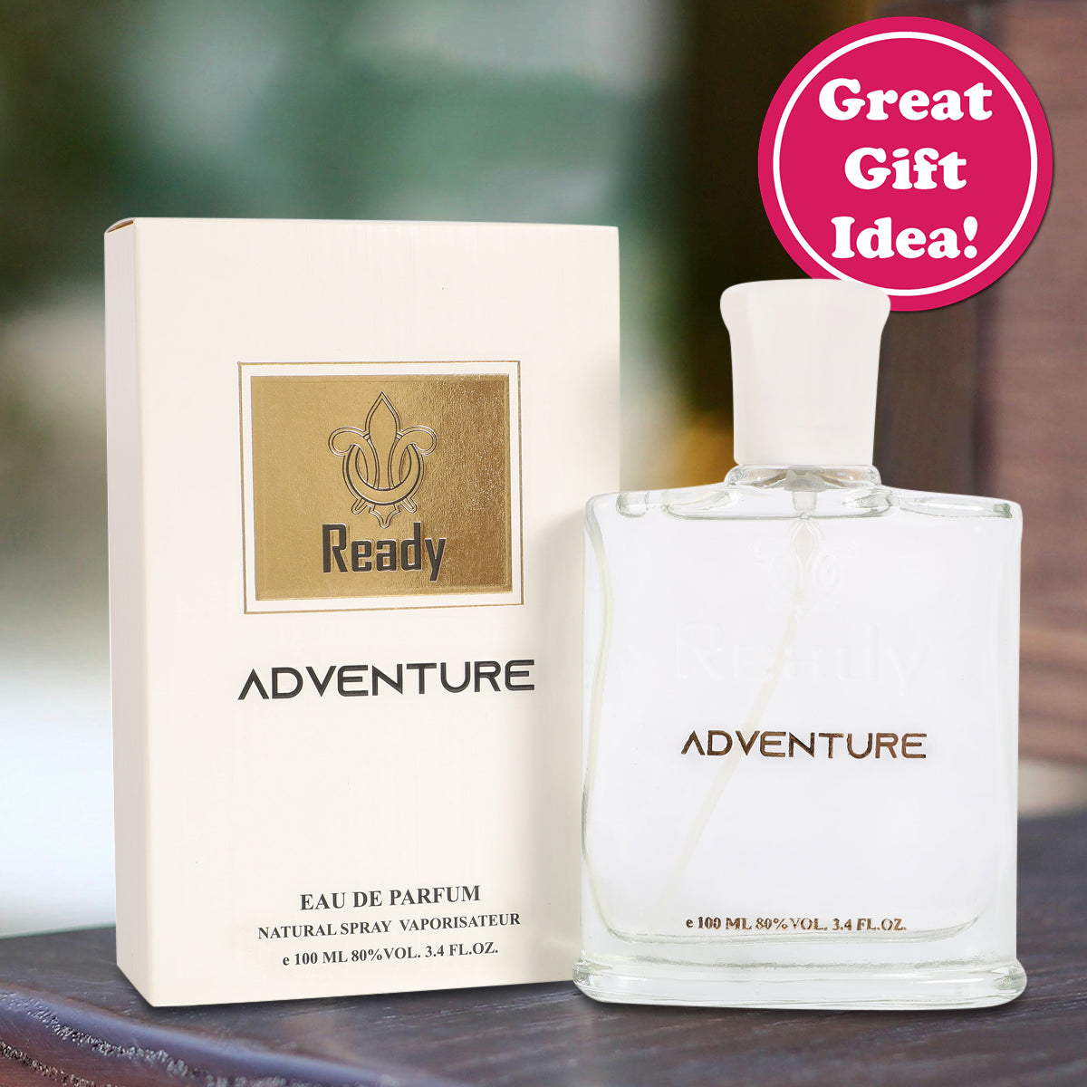 Ready Adventure Spray Cologne Eau De Parfum For Men - 100ML/3.4 FL.OZ.