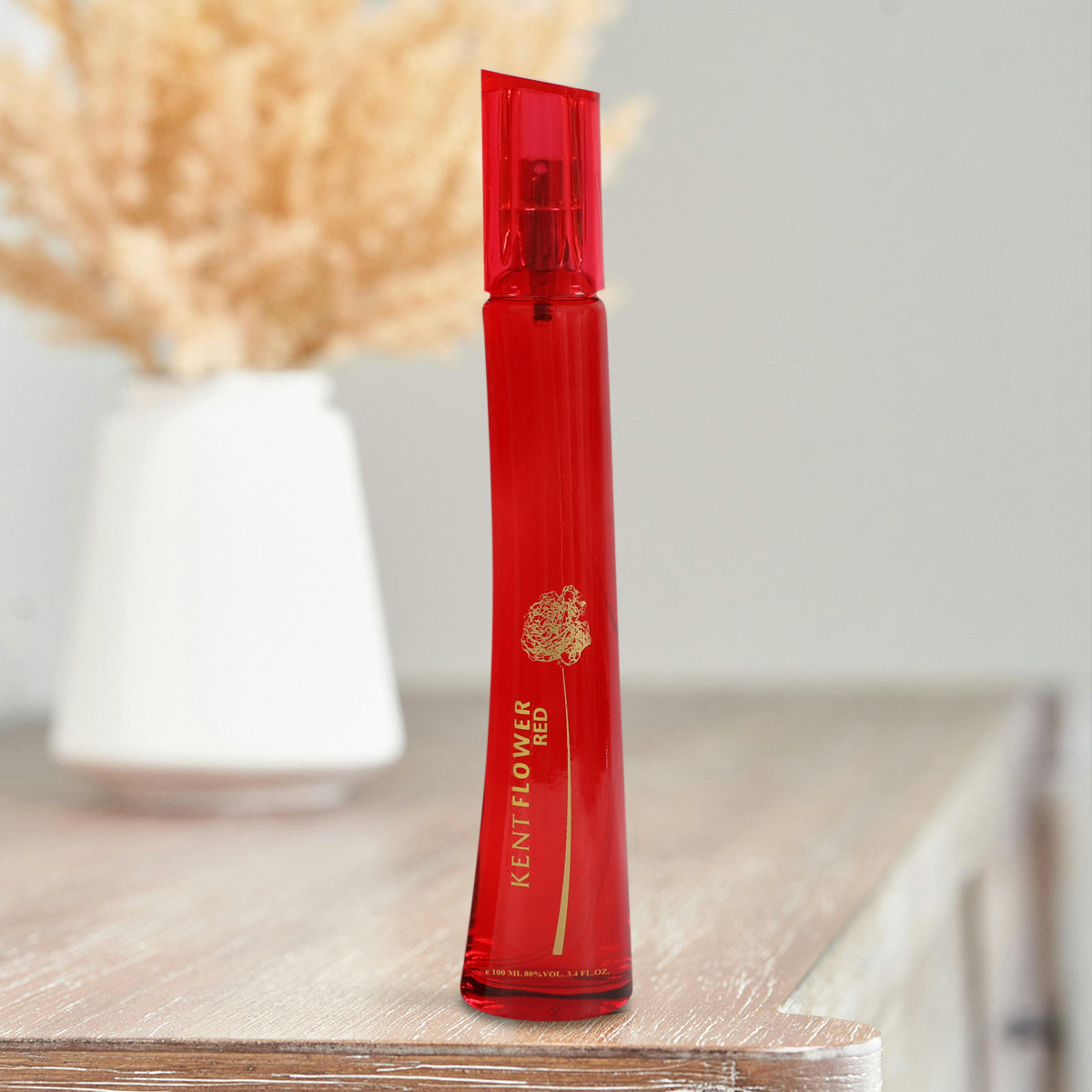 Kent Flower Red Spray Perfume Eau De Parfum For Women - 100ML/3.4 FL.OZ.