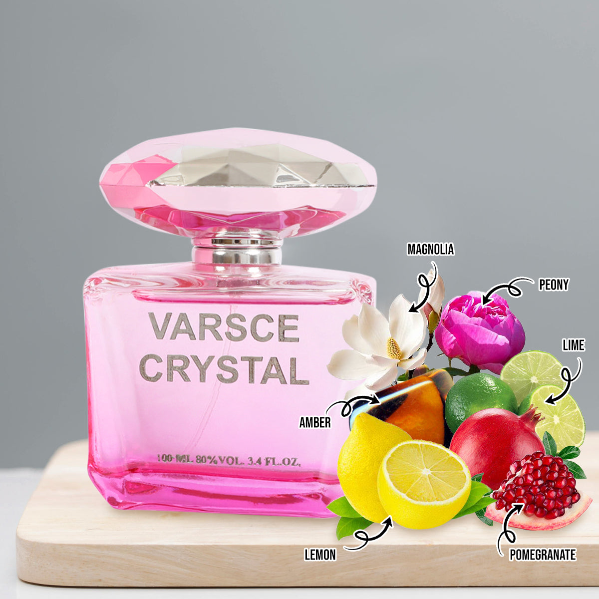 Varsce Crystal Spray Perfuyme Eau De Parfum For Women - 100ML/3.4 FL.OZ.