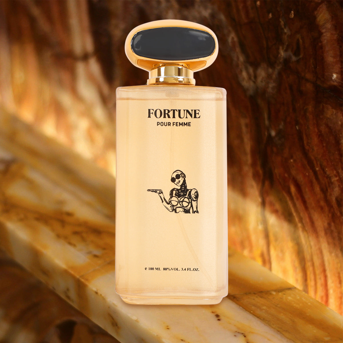 Fortune Pour Femme Spray Perfume Eau De Parfum For Women - 100ML/3.4 FL.OZ.